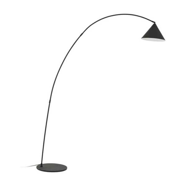 Lindby - Triangolo Bogenleuchte 195 cm Metall E27 schwarz