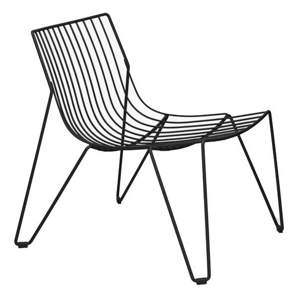 Massproductions Tio easy chair Loungesessel Black
