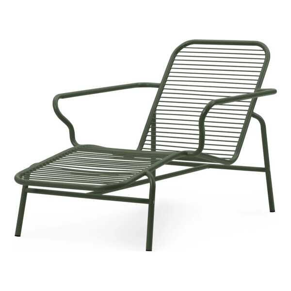 Normann Copenhagen Vig Chaise Lounge Liegestuhl Green