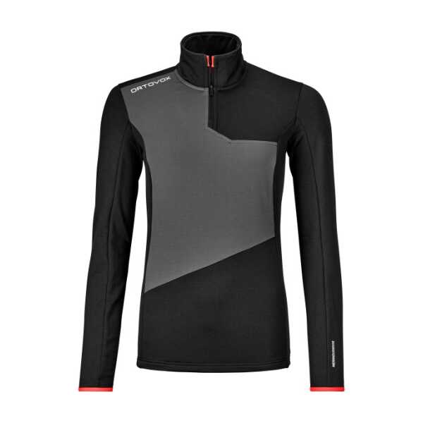 Ortovox - Women's Fleece Light Zip Neck - Fleecepullover Gr S schwarz