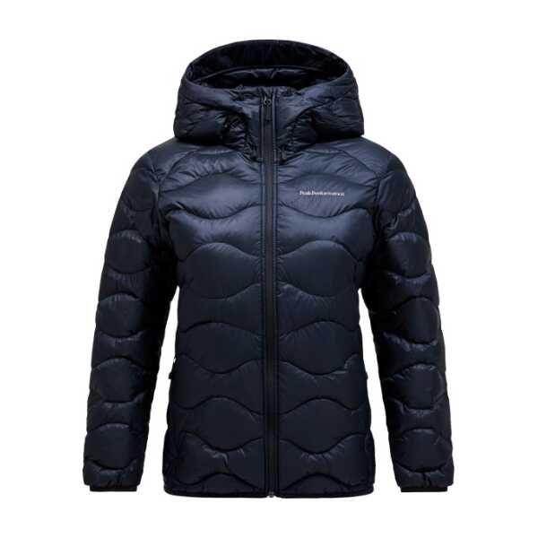 Peak Performance - Women's Helium Down Hood Jacket - Daunenjacke Gr L blau/schwarz