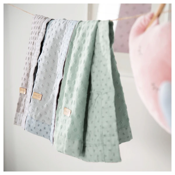 Roba Babydecke Lil Planet frosty green