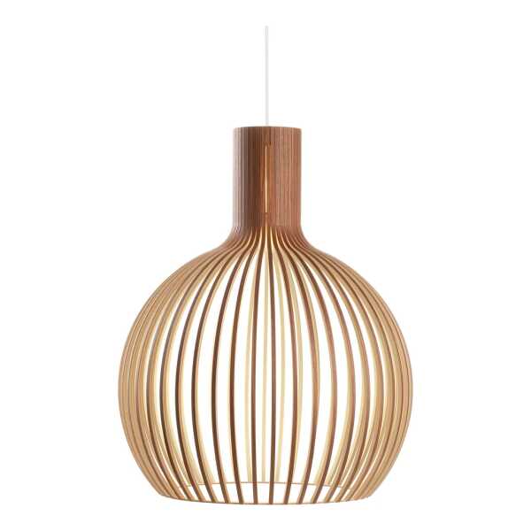 Secto - Octo Small 4241 Pendelleuchte, Ø 45 x H 55 cm, Walnuss