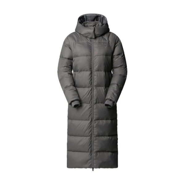 The North Face - Women's Hydrenalite City Long Down Hooded Parka - Mantel Gr L grau