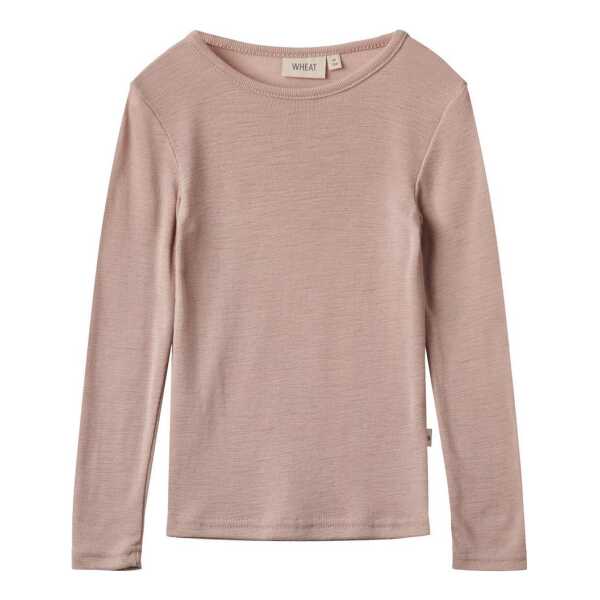 WHEAT Langarmshirt Wool T-Shirt L/S Alfie aus reiner Merinowolle