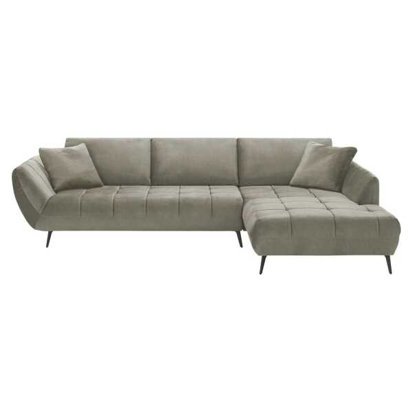 bobb Ecksofa mit Sitztiefenverstellung Carly ¦ grau ¦ Maße (cm): B: 313 H: 90 T: 215.0 Polstermöbel > Sofas > Ecksofas - Höffner