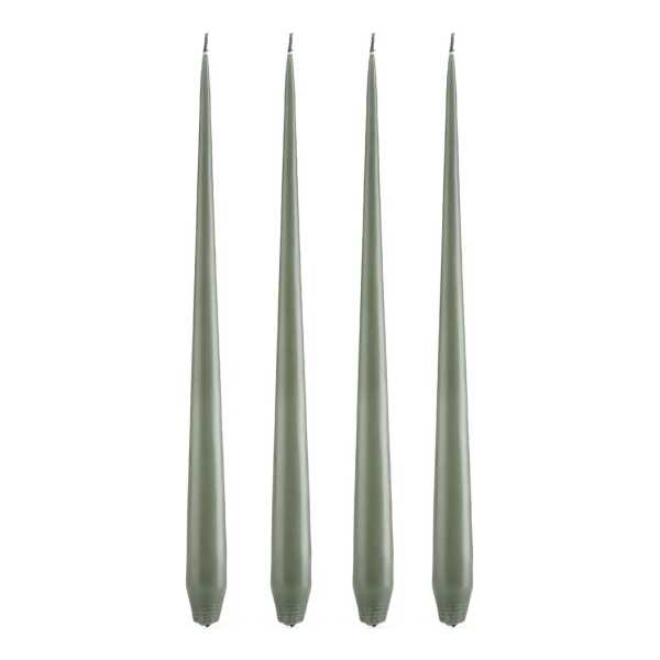 ester & erik ester & erik Kerze 4er Pack matt green soil, 32 cm