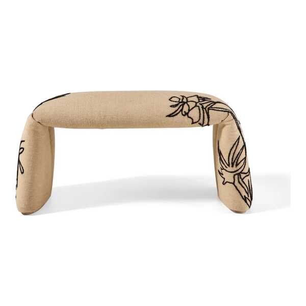 nanimarquina - Folded Bank, medium, 97 x 45 cm, flowers