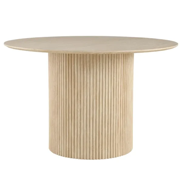 Esstisch Cavaria - rund 120 x 75 x 120cm Beige