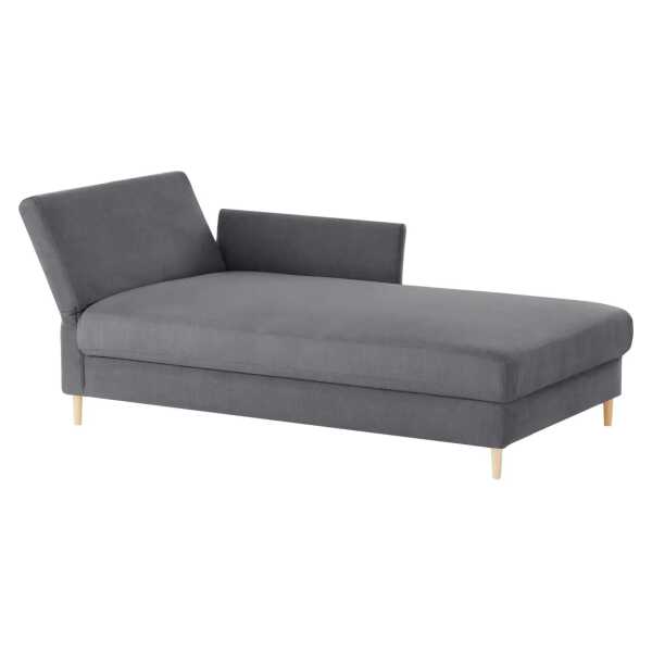 nehl Liege Easy ¦ grau ¦ Maße (cm): B: 96 H: 80 T: 220.0 Polstermöbel > Ottomanen & Recamiere - Höffner