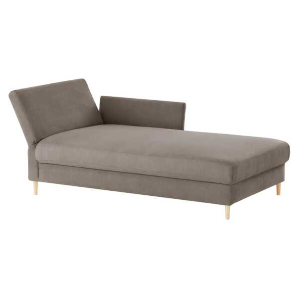 nehl Liege Easy ¦ grau ¦ Maße (cm): B: 96 H: 80 T: 220.0 Polstermöbel > Ottomanen & Recamiere - Höffner
