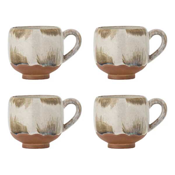 Bloomingville Jade Tasse 4-teilig Natur