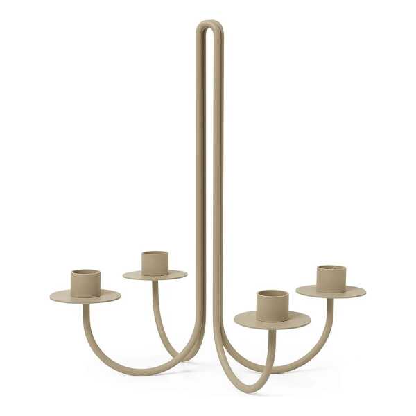 Ferm Living - Sway Kerzenhalter, cashmere