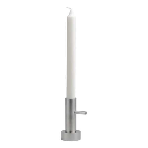 Fritz Hansen - Kerzenständer, H 10,5 cm / Ø 5 cm, Edelstahl