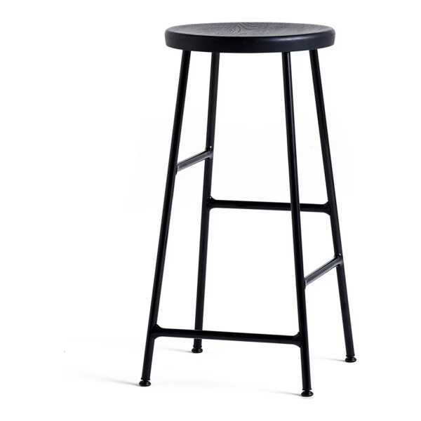 HAY Cornet Barhocker 65 cm Soft black oak-soft black