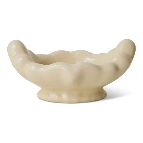 HKliving - New Classics Dekoschale, eggshell
