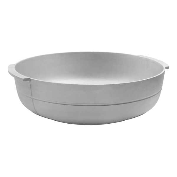KORBO Linea Blumentopf Nr. 3 Breit Aluminium