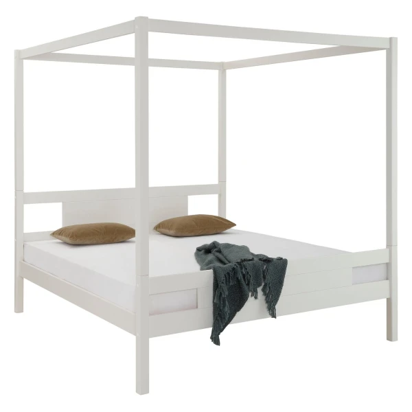 OTTO home Massivholzbett "KYOTO" Himmelbett, hohe Belastbarkeit bis 180 kg, aus zertifiziertem Massivholz