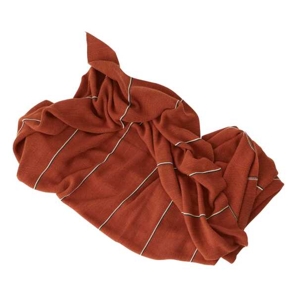 OYOY Rivi Decke 134 x 184cm Nutmeg