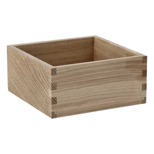 Scandi Living Carve Aufbewahrungsbox 15 cm Eiche