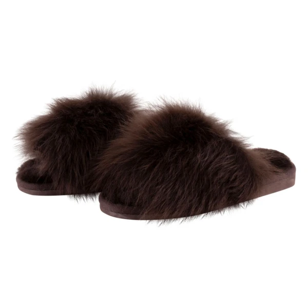 Shepherd of Sweden Damen Pantoffel Fell mit Gummisohle Tessan""