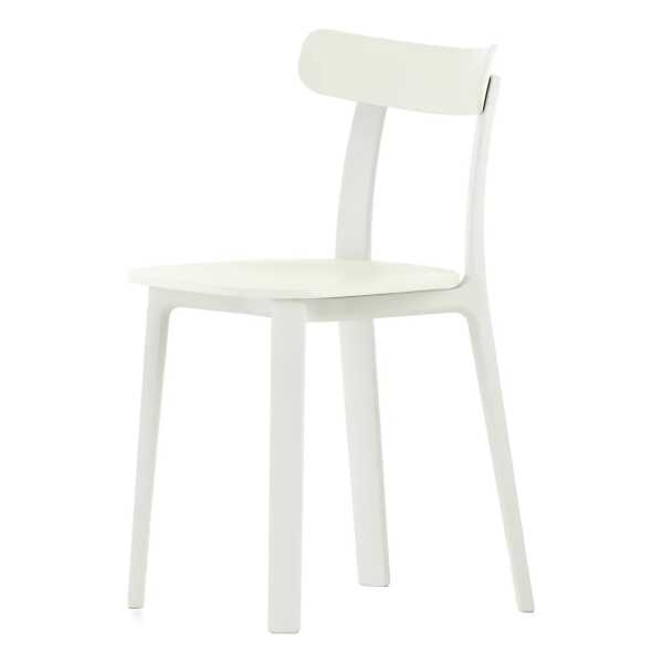 Vitra - All Plastic Chair, weiß (Filzgleiter)