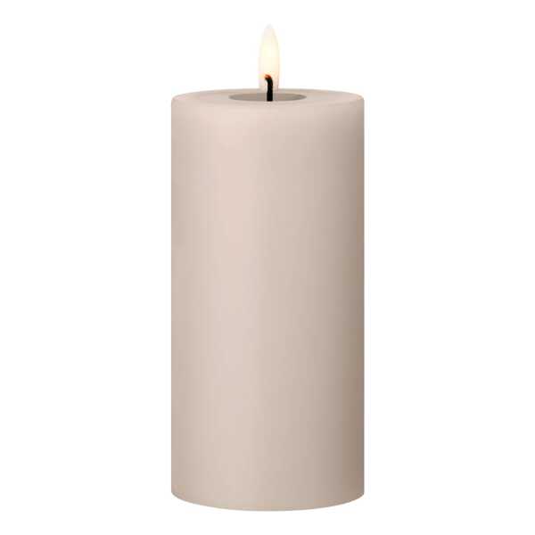 ester & erik ester & erik Blockkerze LED 22 Linen Grey, 15cm