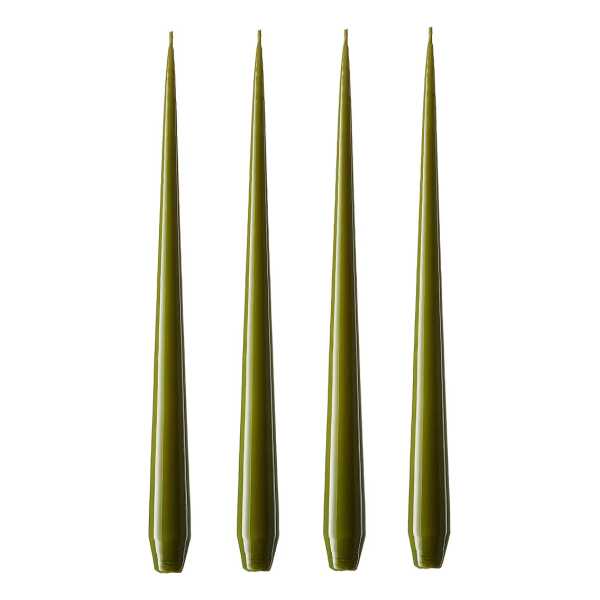 ester & erik ester & erik Kerze 4er Pack lackiert olive glow, 32 cm
