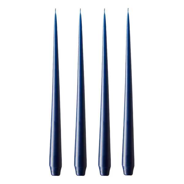 ester & erik ester & erik Kerze 4er Pack matt royal navy, 42 cm