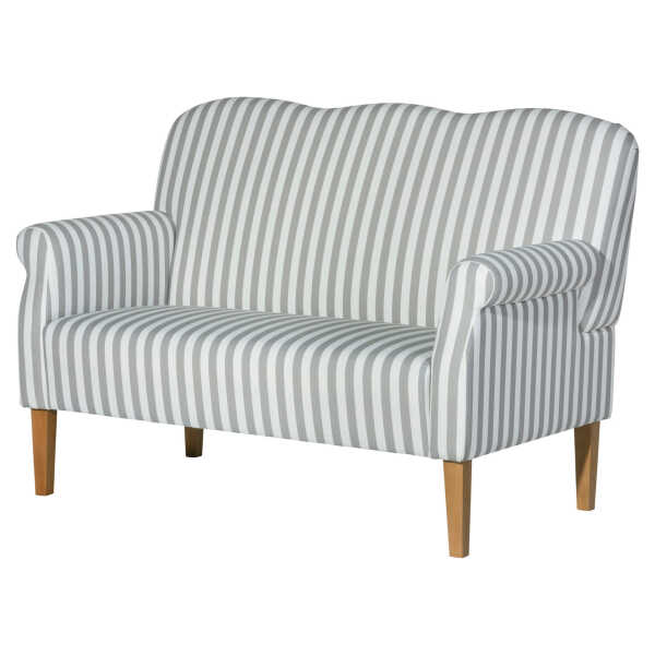Tchibo - Küchensofa »Juuma« - 144x80x102cm - hellgrau - Polyester / Buchenholz / Holz