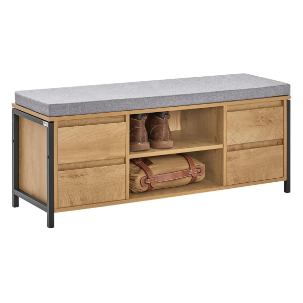 SoBuy SCHUHBANK Natur
