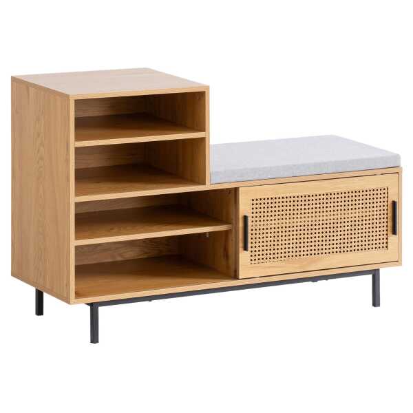 Schuhbank WL6.833 ca.120x75,5x40cm Eichefarben