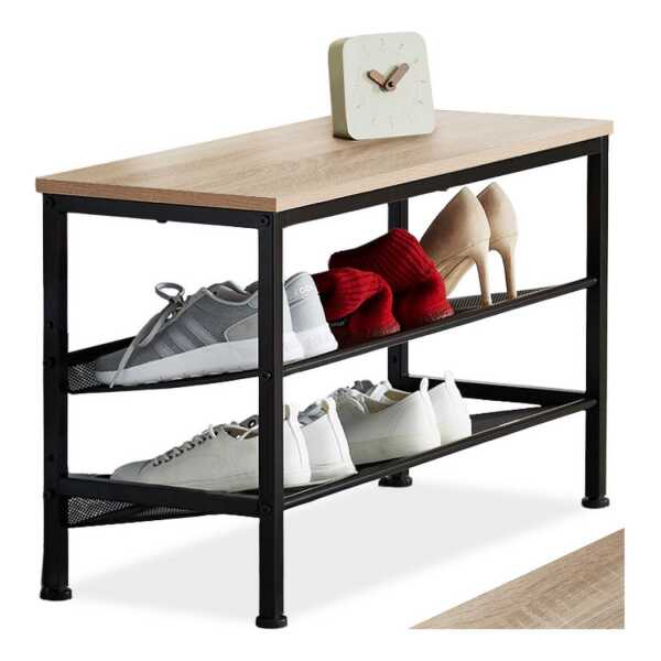 tectake Schuhregal Derry, Set 1-tlg., Industrial Style
