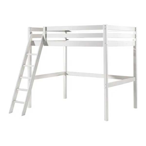 Hochbett Pino II 140 x 200cm Weiß/Weiß