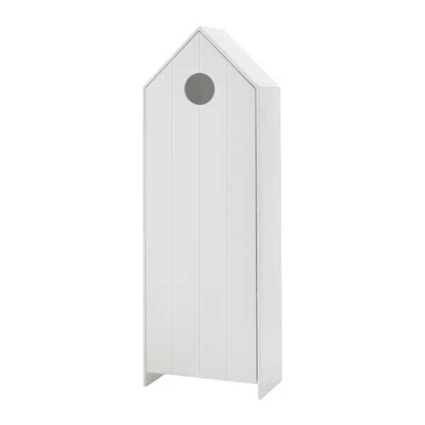 Schrank 58 x 171 x 37cm Weiß