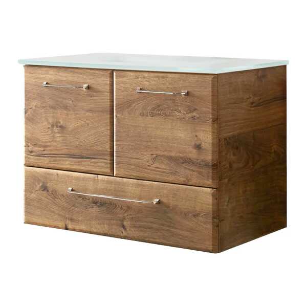 Waschtisch II 75cm Braun/Eiche Dunkel Dekor
