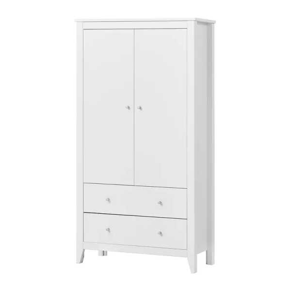 Drehtürenschrank Hans 87 x 169 x 42cm Weiß