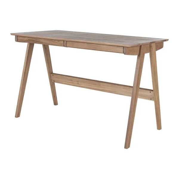 Schreibtisch Dounby 120 x 76 x 65cm Braun/Eiche