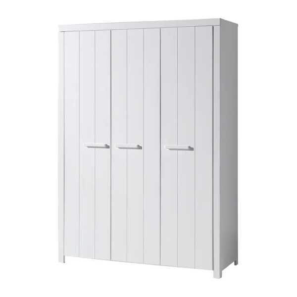 Kleiderschrank 144cm Weiß