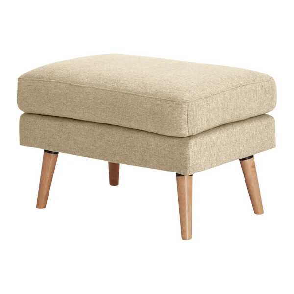 Polsterhocker Limeri 72 x 47 x 49cm Beige/Beige Filz Blix: Beige