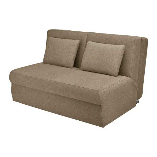 Schlafsofa Orna II Braun/Grau Flachgewebe Alma Modern