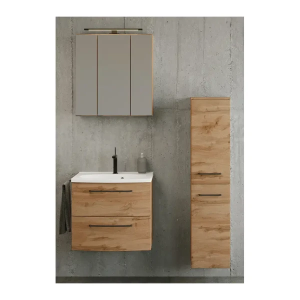Badezimmerset II 3-teilig 90cm Braun