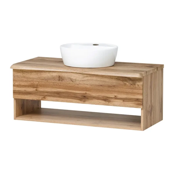 Waschtisch 101cm Braun/Wotaneiche Dekor
