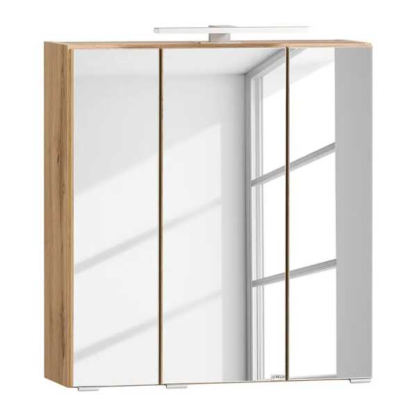 Spiegelschrank 60cm Braun