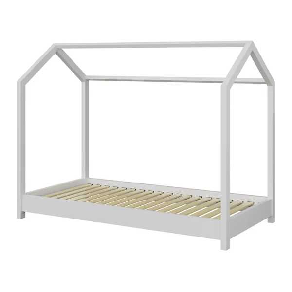 Kinderbett Babydreams 80 x 160cm Braun/Weiß