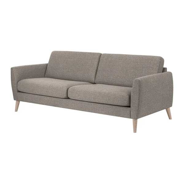 3-Sitzer Sofa Tuena Grau Strukturstoff Gesa 225 x 80 x 86cm Modern