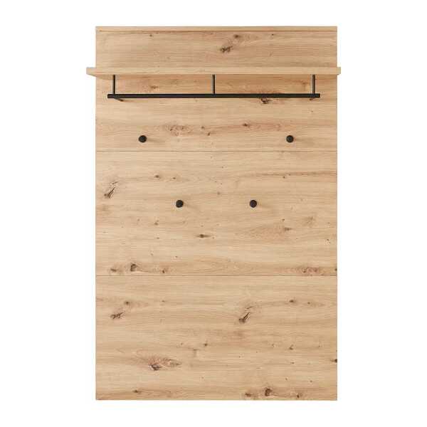 Garderobenpaneel 84 x 130 x 30cm Braun/Beige