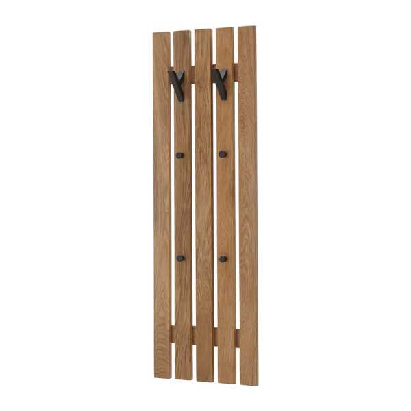 Garderobenpaneel Typ B 38 x 120 x 14cm Braun