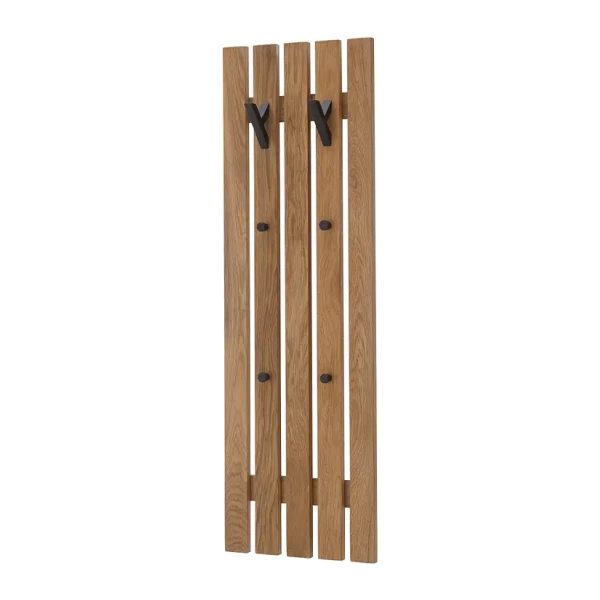 Garderobenpaneel Typ B 38 x 120 x 14cm Braun