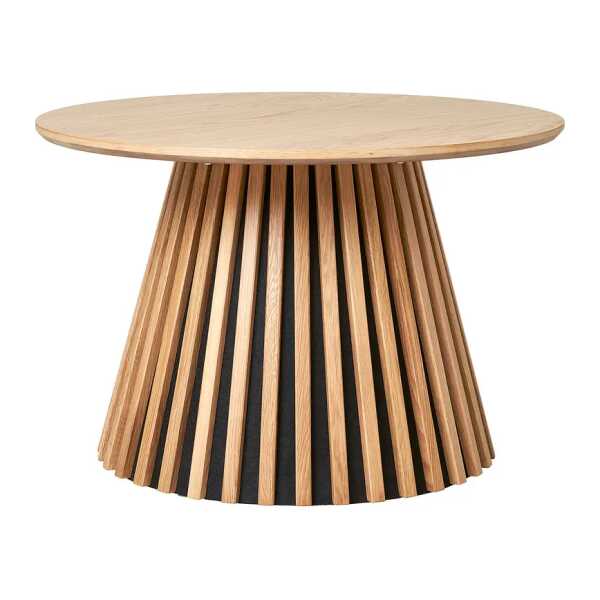Couchtisch Makehi Ø 70cm Braun/Beige/Eiche